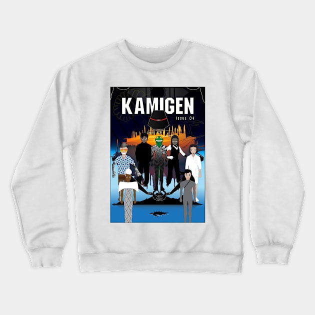 Kamigen Issue 4 Cover Crewneck Sweatshirt by Open Studios